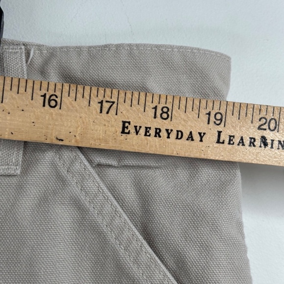 VTG Carhartt Relaxed Fit Khaki Pants 38x32 Made in USA Chinos Workwear Utility - Picture 7 of 9